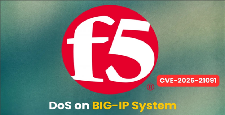 พบช่องโหว่ CVE-2025-21091 ใน F5 BIG-IP ที่แฮกเกอร์สามารถโจมตีรูปแบบ DoS ได้